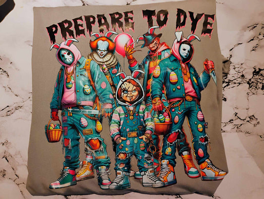 prepare to dye