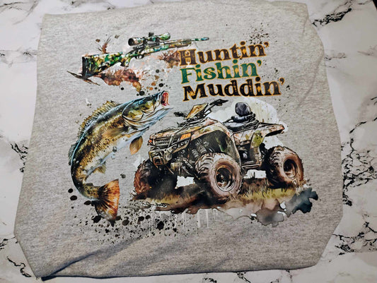 Hunting, Fishing, Mudding