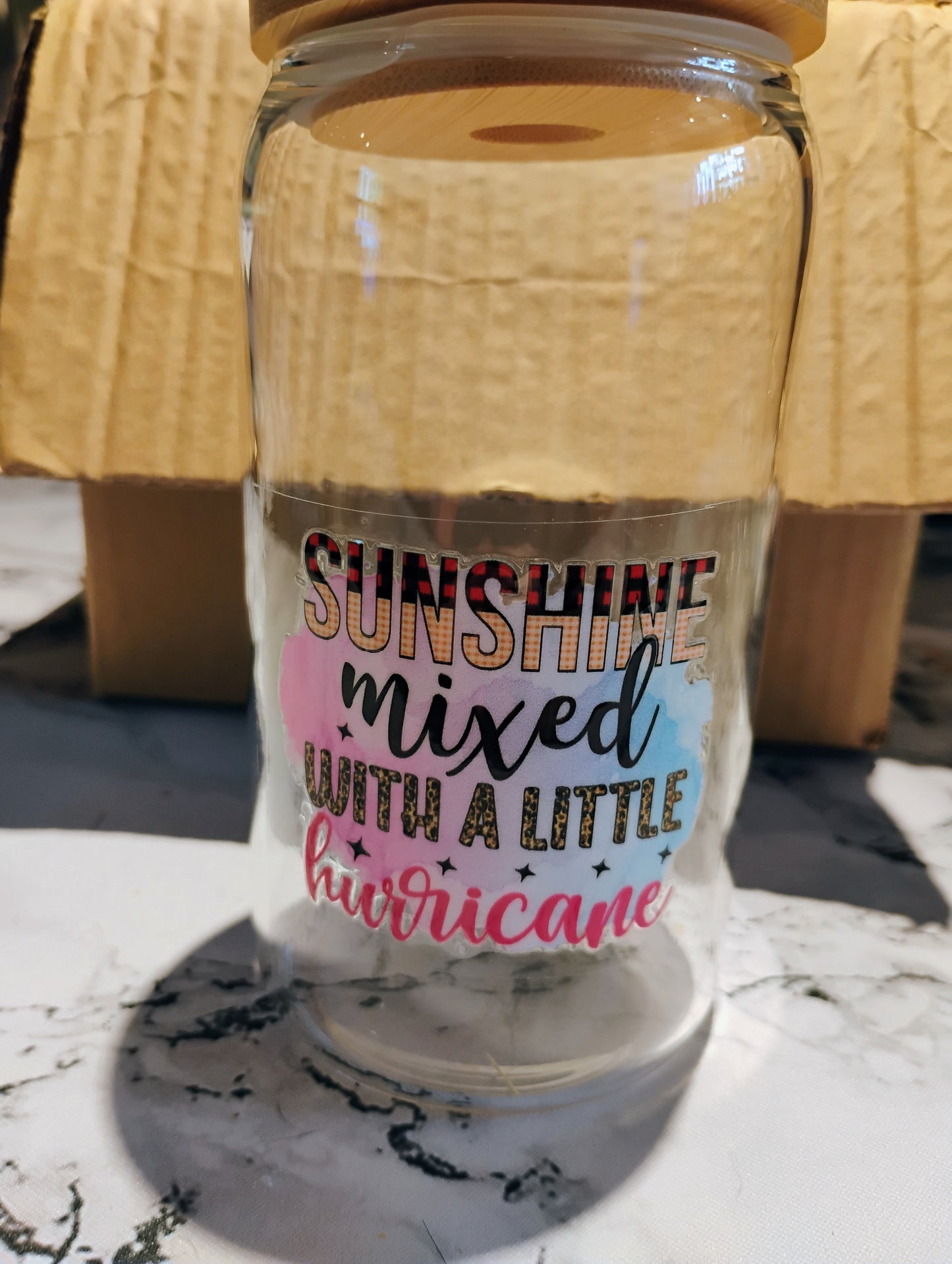 Sunshine mixed with hurricane