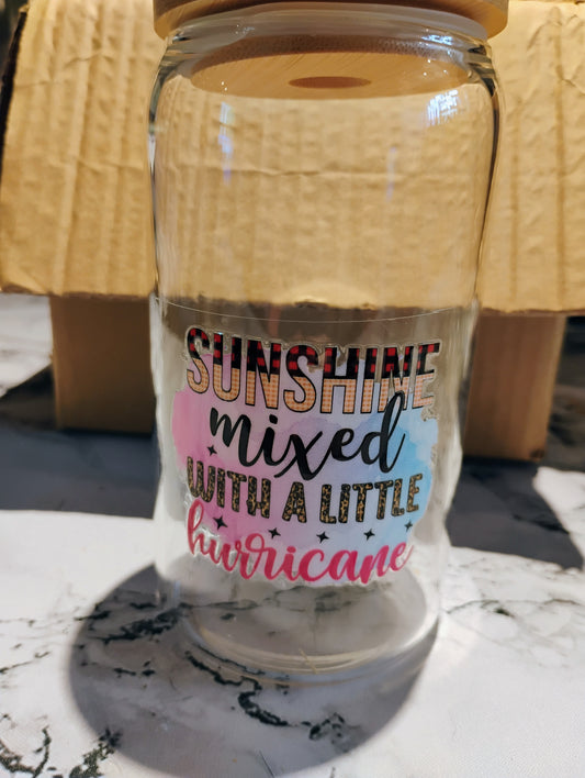 Sunshine mixed with hurricane